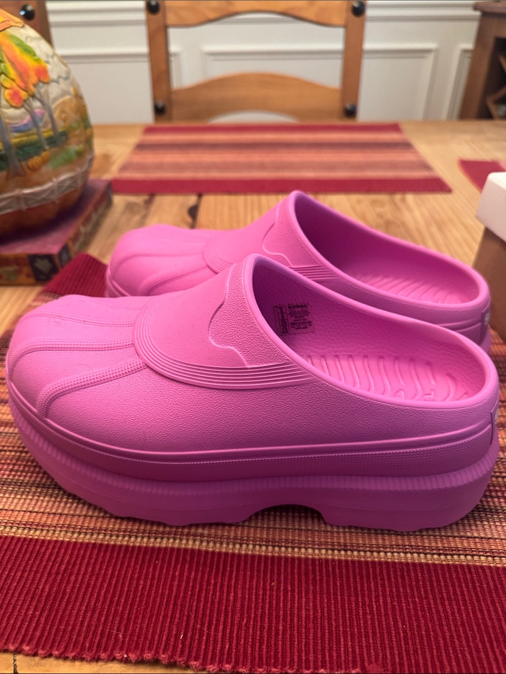 Women's Pink Platform Slip-On Clog Sorel